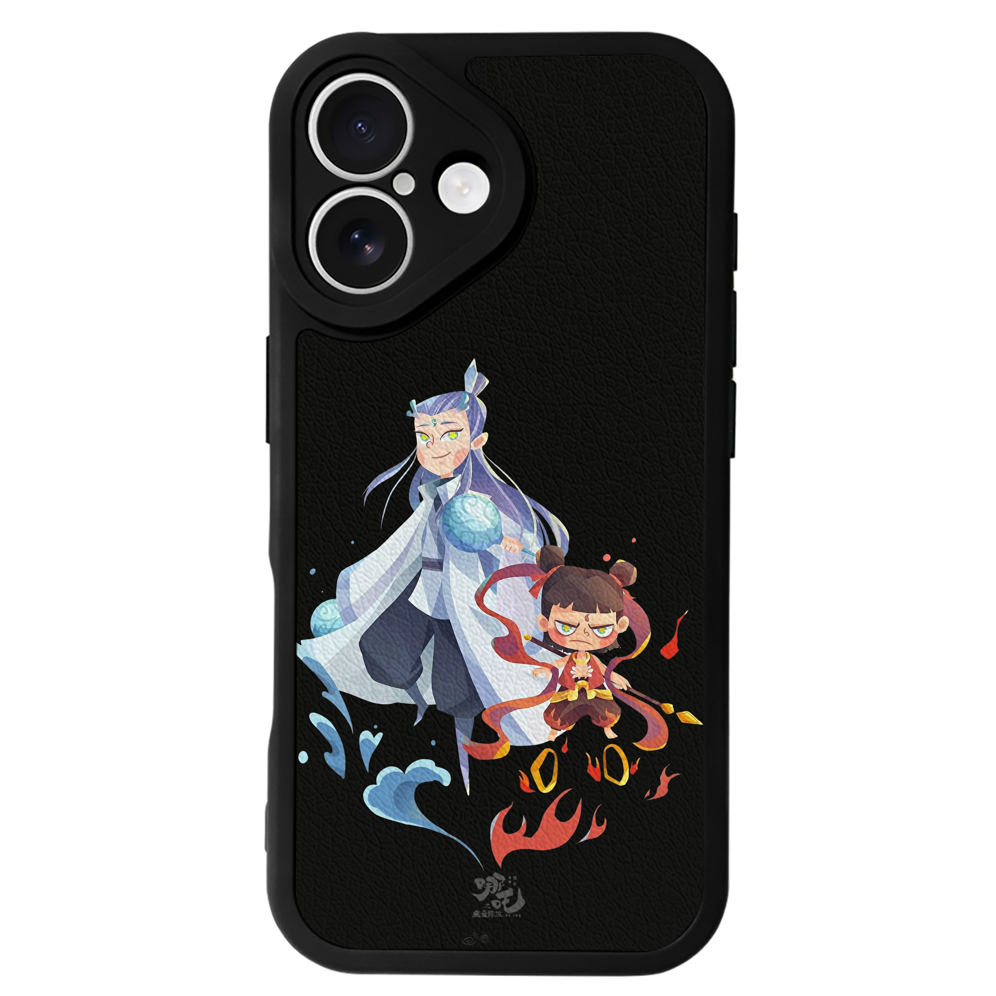 （画像用） Ne Zha 2 ナタ 魔童の大暴れ 【iPhone 16シリーズ対応】シリコンスマホケース（レザー調） 材質：シリコン